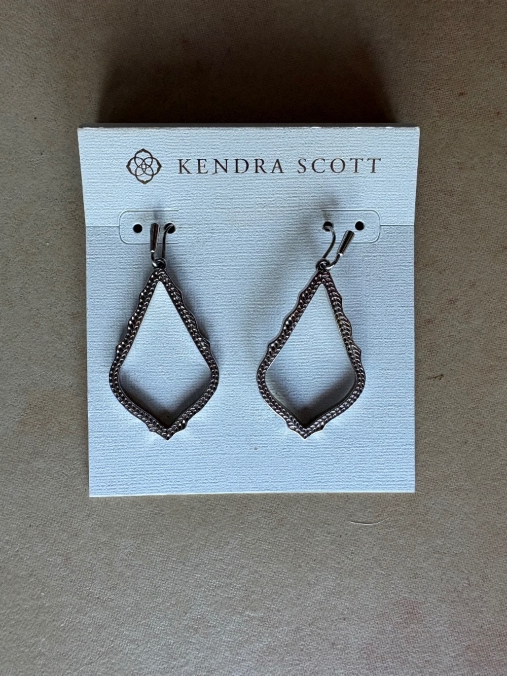 NWT $70 Kendra Scott Silver Sophee Drop Earrings